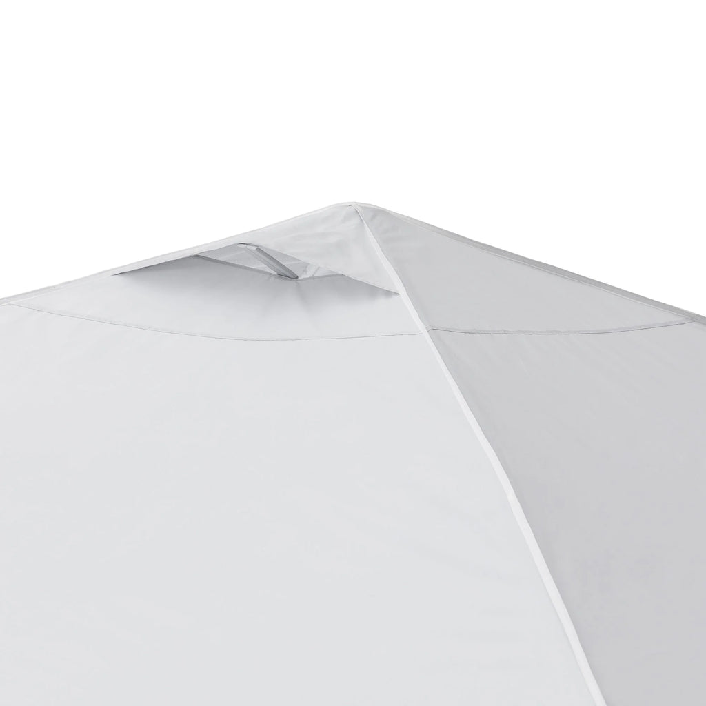 Ozark Trail 10x10 Instant Pop Up Canopy Tent with Simple Push Setup – Straight Leg Pop-Up Tent for Tailgating, Camping & Events, White