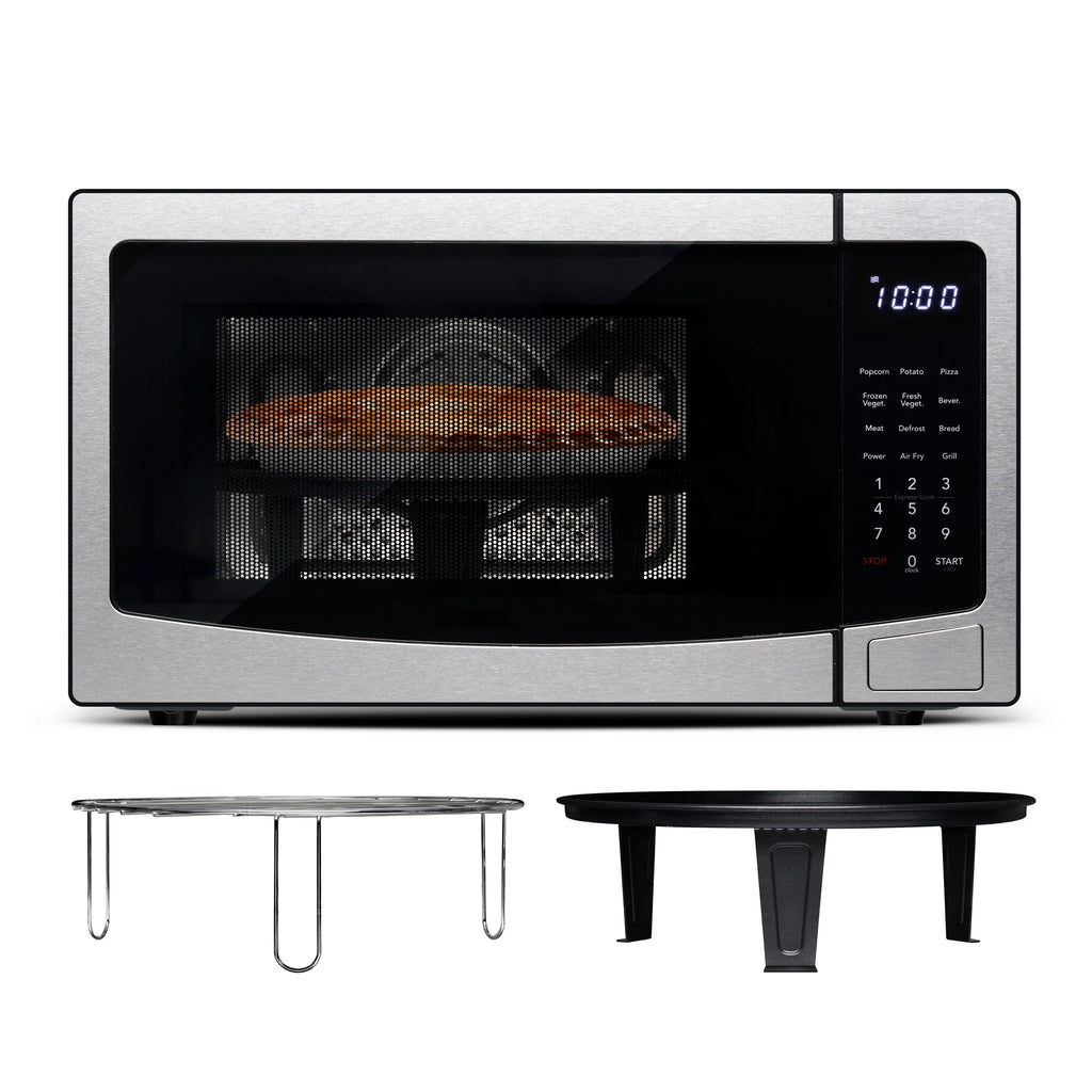 Frigidaire 3-In 1 Countertop Microwave Oven / Air Fryer / Convection, 1.1 Cu. Ft., Stainless Steel