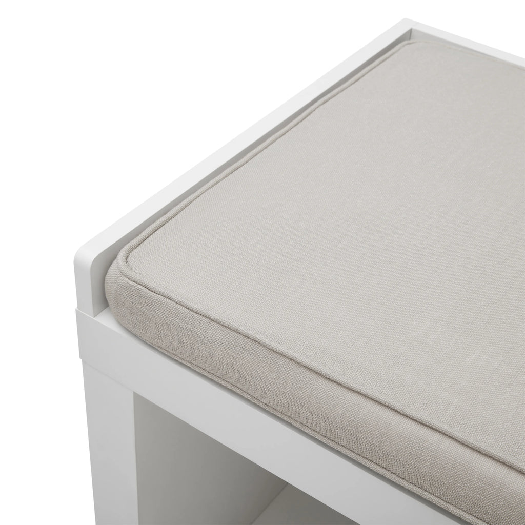 Better Homes & Gardens 4-Cube Shoe Storage 58.39" Bench, Weathered