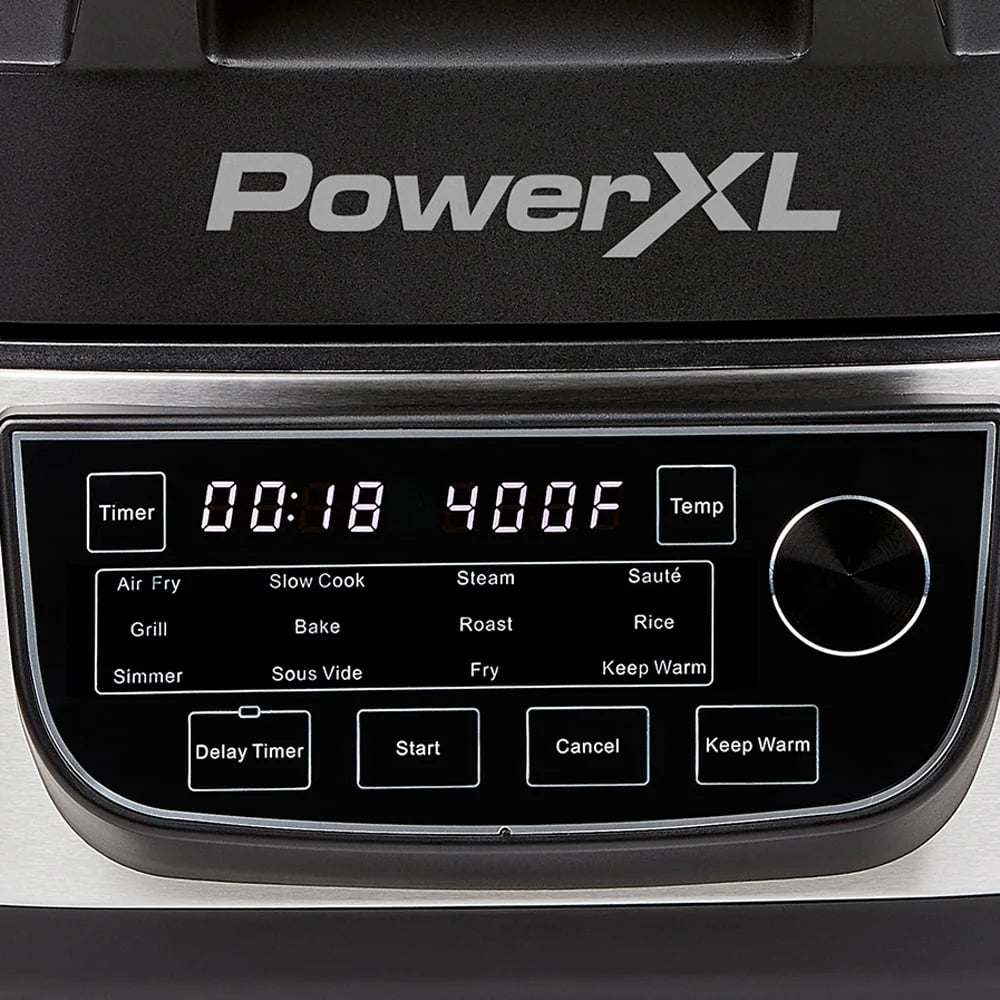 Grill Air Fryer Combo Plus, Indoor Grill / Air Fryer, Stainless Steel
