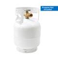 Flame King 5-lb Empty Propane Tank LP Cylinder with OPD Valve, YSN5LB