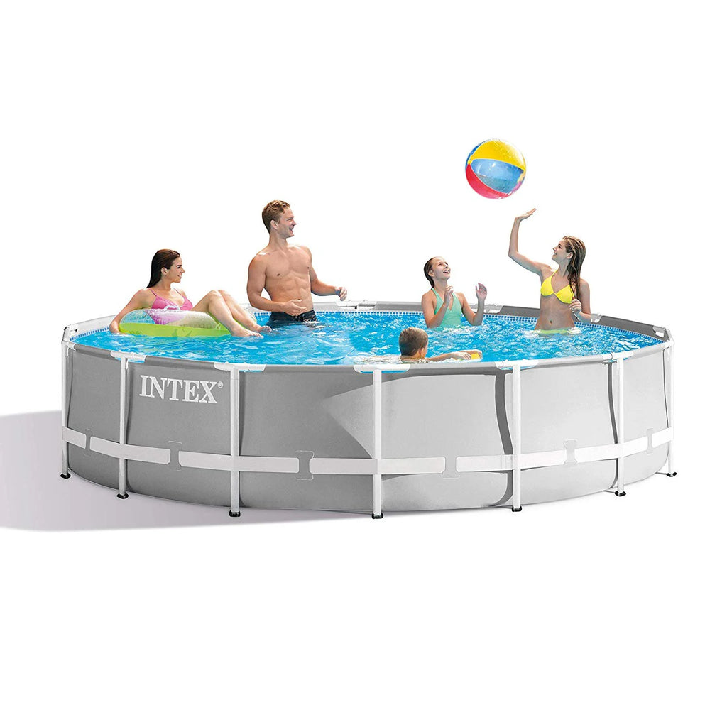 Intex 26719EH 14ft x 42in Prism Frame Above Ground Swimming Pool with Pump