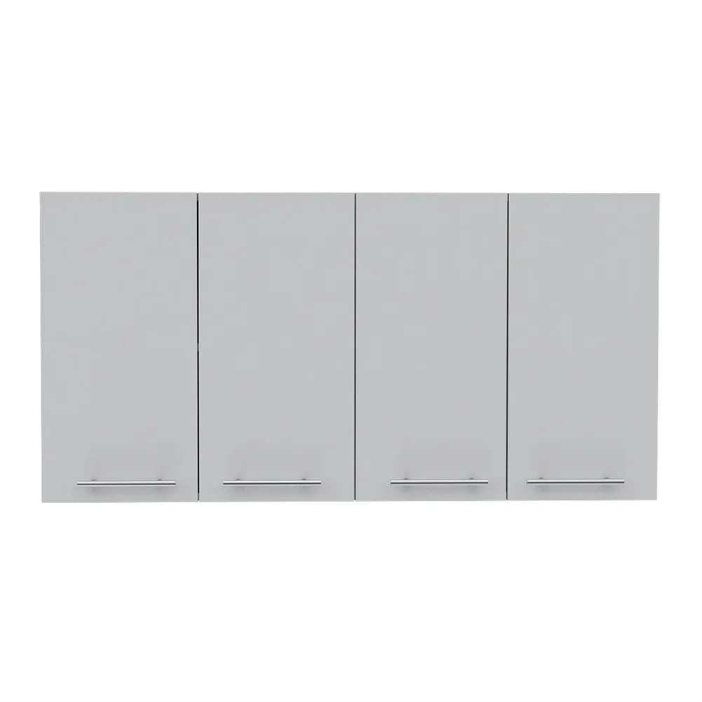 Cfowner 3 Door Wall Mounted Storage Cabinet, 47.20" W x 23.6" H x 13.10" D, White