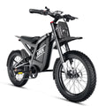Arkveld Electric Bike for Adults, Peak-3000W, Max 40MPH and 80Miles Electric Motorcycle,25" Fat Tire Dirt Bike, APEX1 7-Speed E-Bike��White