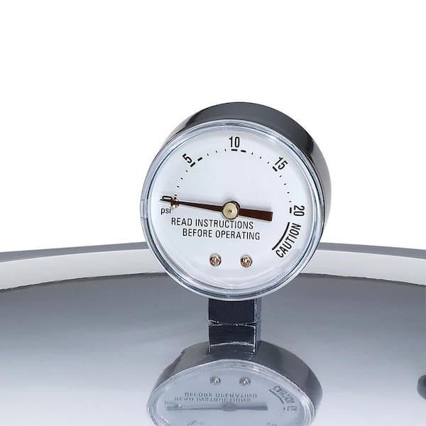 23 qt. Aluminum Pressure Canner with Rack