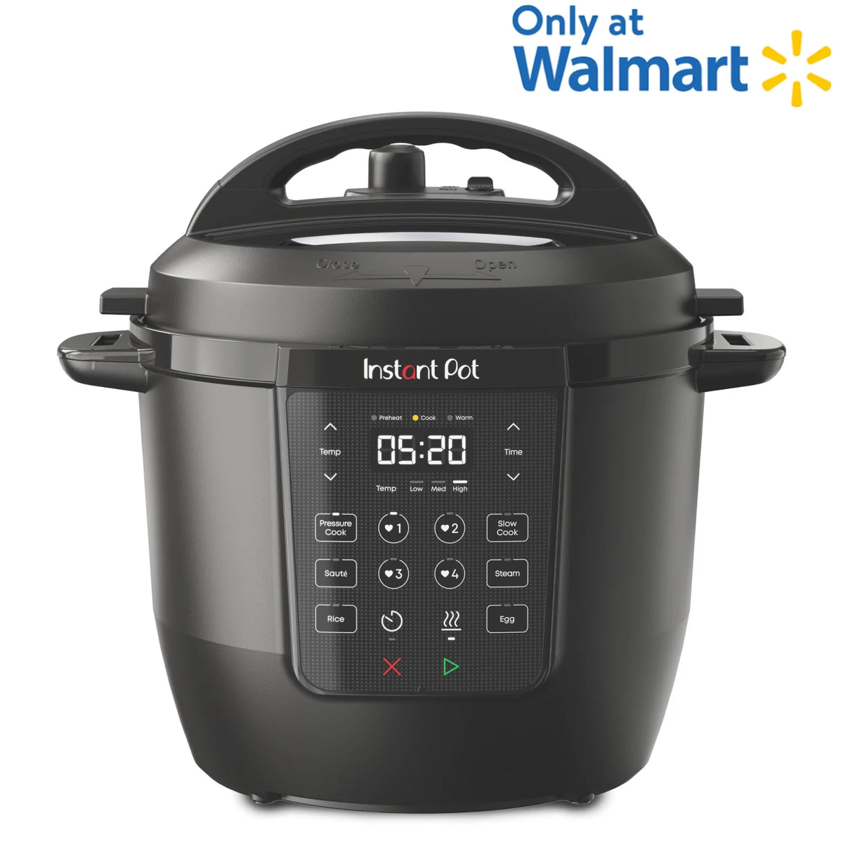 Instant Pot 6Qt RIO Chef Series 7-in-1 Multi-Cooker, Pressure Cooker, Slow Cook, & More, Black