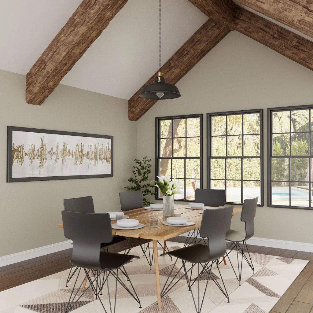 Ekena Millwork 3 1/2"W x 3 1/2"H x 120"L 3-Sided (U-Beam) Salvaged Timber HeritageTimber Faux Wood Ceiling Beam, Kona Brown