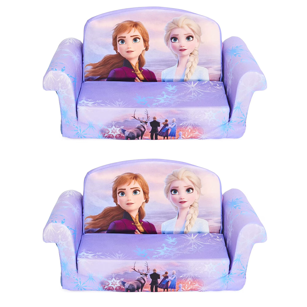 Marshmallow Furniture 2 Pack 2-in-1 Flip Open Foam Sofa Bed, Toy Story 4