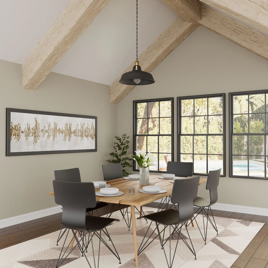 Ekena Millwork 3 1/2"W x 3 1/2"H x 120"L 3-Sided (U-Beam) Salvaged Timber HeritageTimber Faux Wood Ceiling Beam, Kona Brown