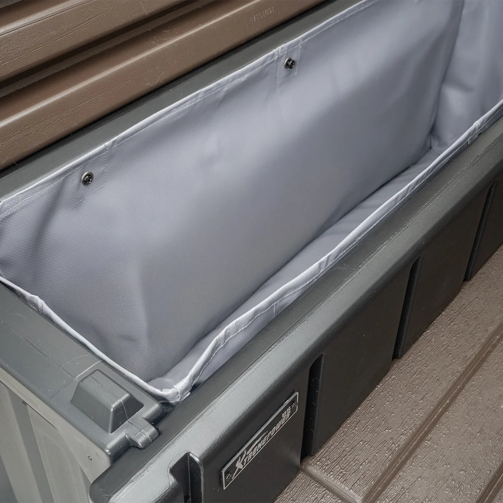 XtremepowerUS Hot Tub Steps With Storage, Spa Step, 36" Length, Camper/Deck Steps, Anti-Slip Brown