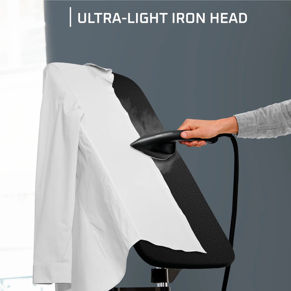 Rowenta IXEO Full Size Steamer for Clothes with Ironing Board, Garment Steamer, 65 Inch, 1500 Watts, Portable, QR1410