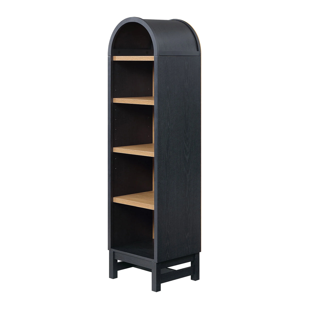 Better Homes & Gardens Juliet Narrow Arch Bookcase, Deep Green and Light Honey