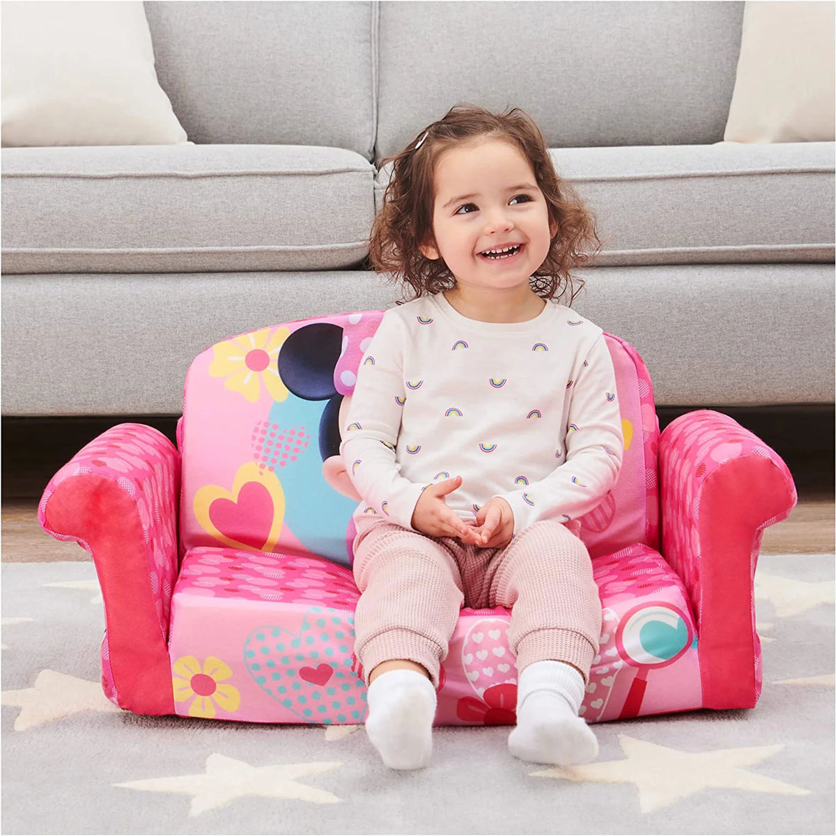 Marshmallow Furniture 2 Pack 2-in-1 Flip Open Foam Sofa Bed, Toy Story 4
