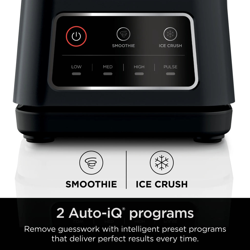 Ninja Professional Plus Blender, 2 Auto-IQ Programs for Smoothies, Frozen Drinks, 1200 W, 72 oz* Total Crushing Pitcher, Black, BN700