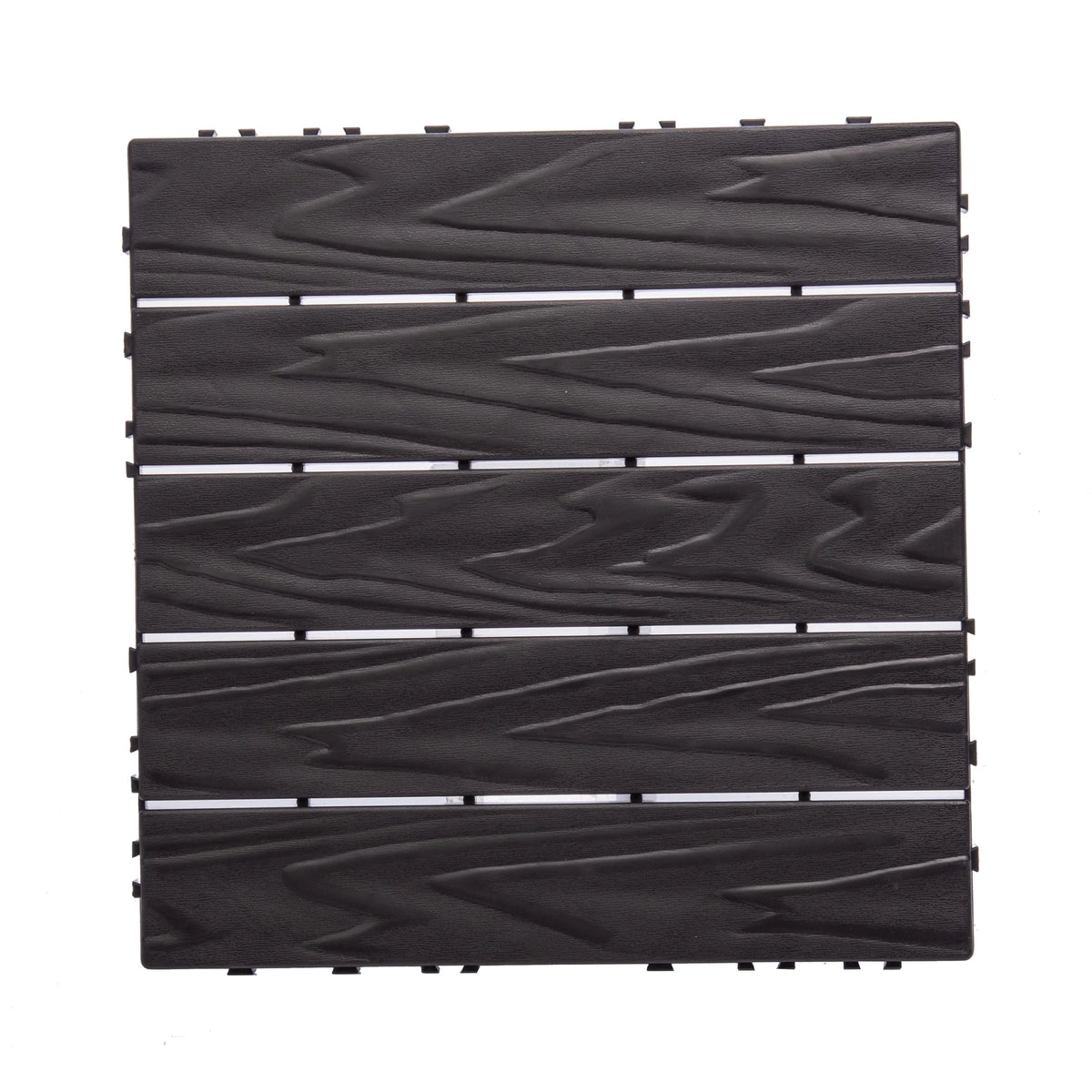 76-Pack Plastic Interlocking Deck Tiles - 68.80 Sq.Ft Outdoor Plastic Flooring Super Durable & Waterproof All-Weather Indoor/Outdoor