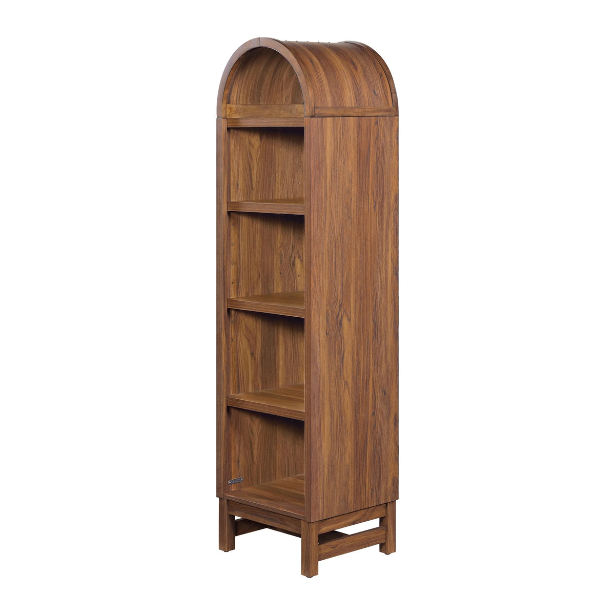 Better Homes & Gardens Juliet Narrow Arch Bookcase, Rich Black and Light Honey