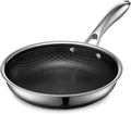 HexClad 8 inch Hybrid Stainless Steel Frying Pan, Nonstick