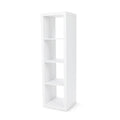 Better Homes & Gardens 4-Cube Vertical Storage Organizer, White Texture