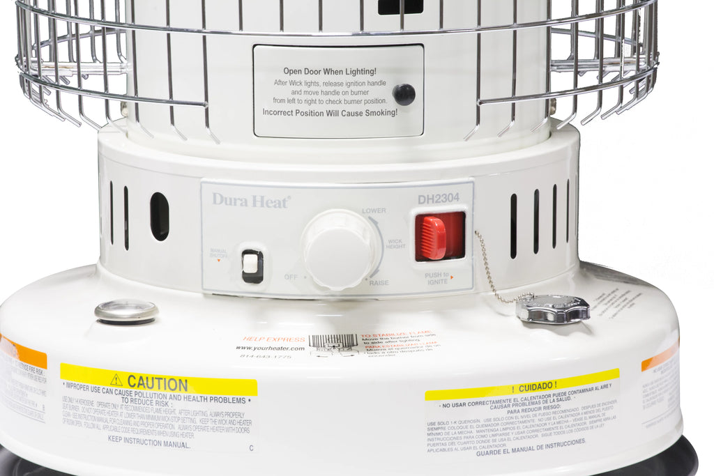 Dura Heat Convection Kerosene Heater, 23,800 BTU, Indoor Portable Heater - DH2304BB