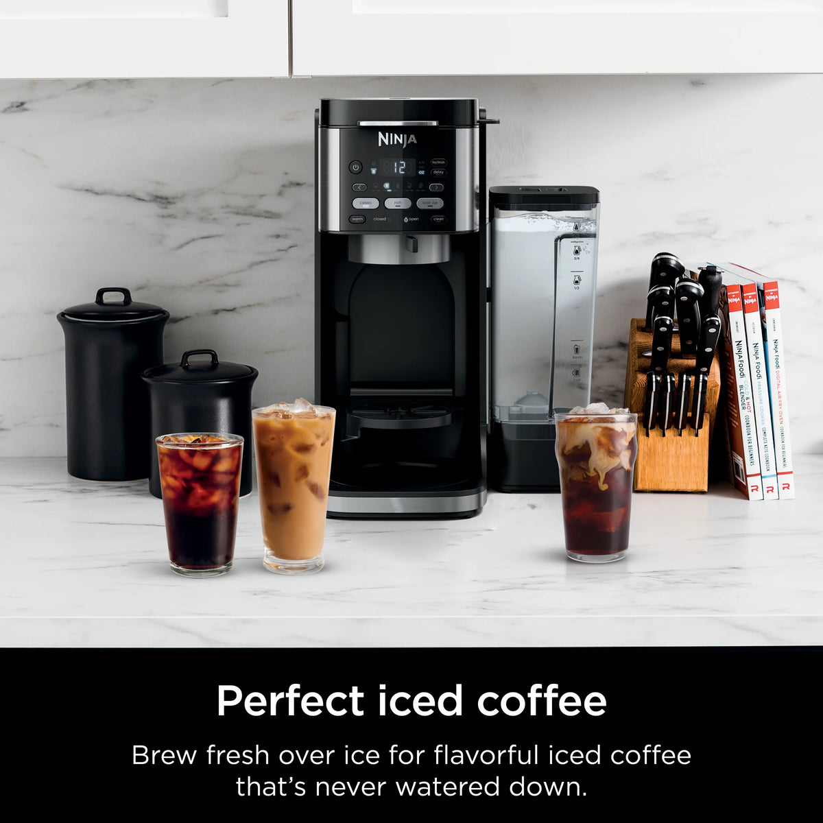 Ninja DualBrew Hot & Iced Coffee Maker, Single-Serve, compatible with K-Cups & 12-Cup Drip Coffee Maker, CFP101
