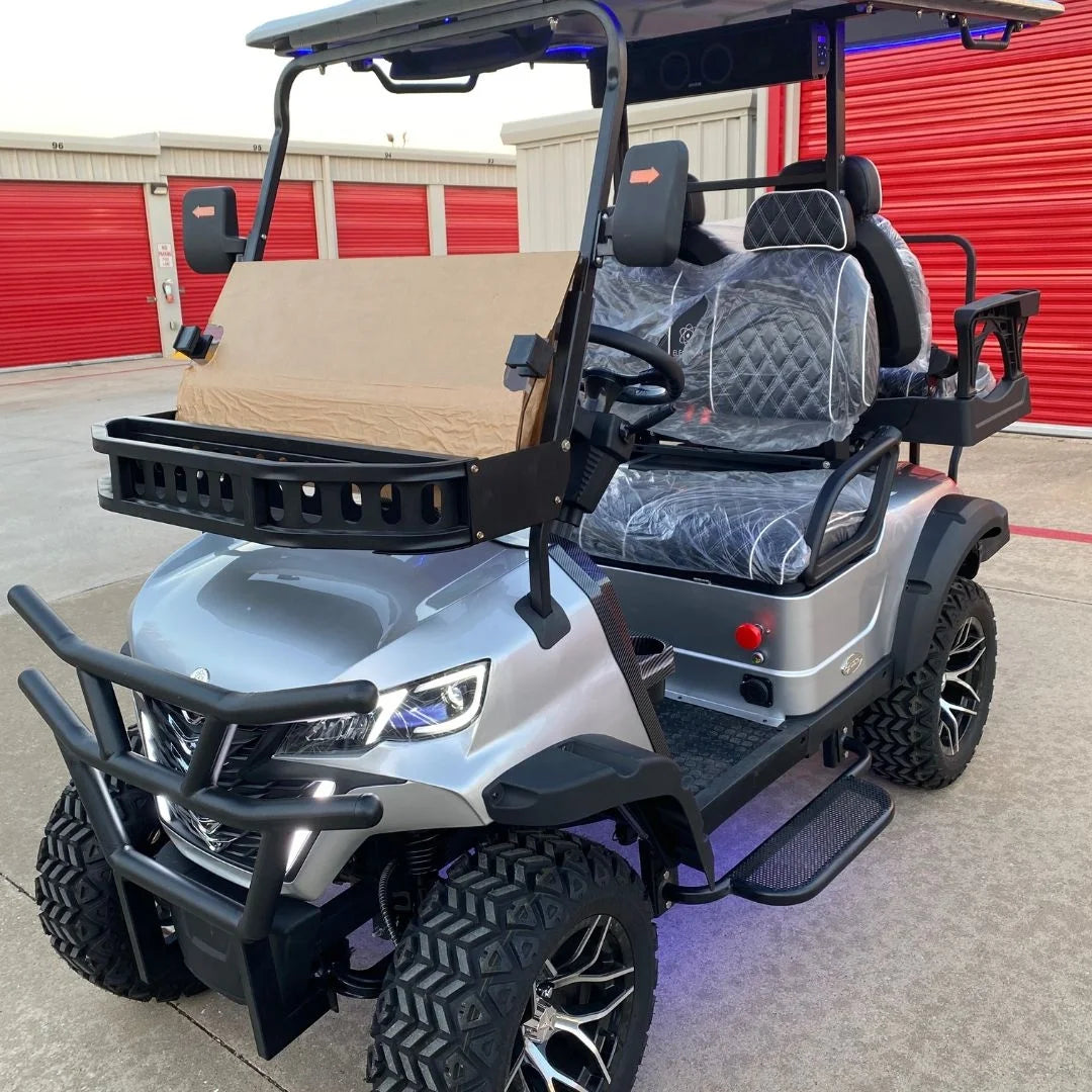 Revolution Outdoors Electron Charge 52V 150ah Loaded 4-Seater Battery Golf Cart for Outdoor