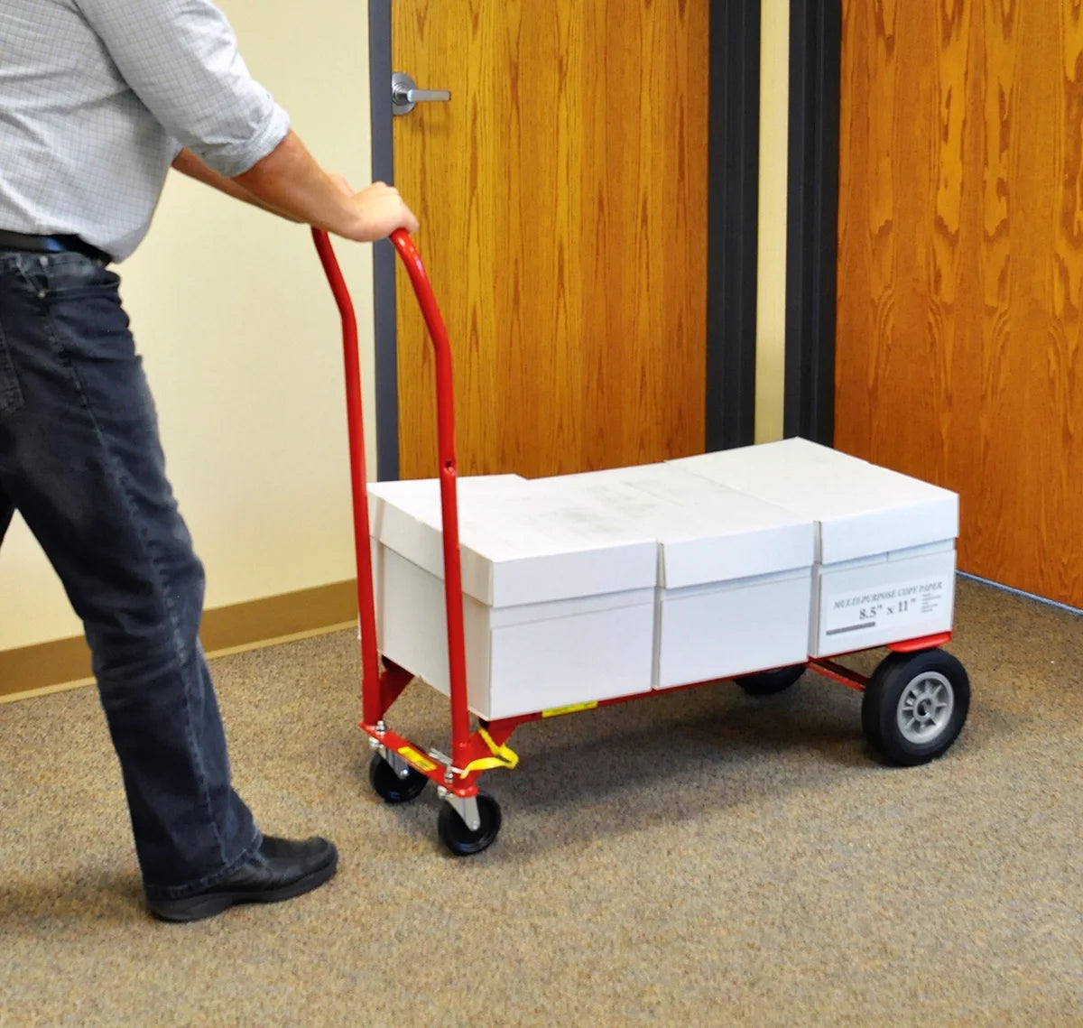 Milwaukee 600 lb. Capacity 2-in-1 Convertible Hand Truck