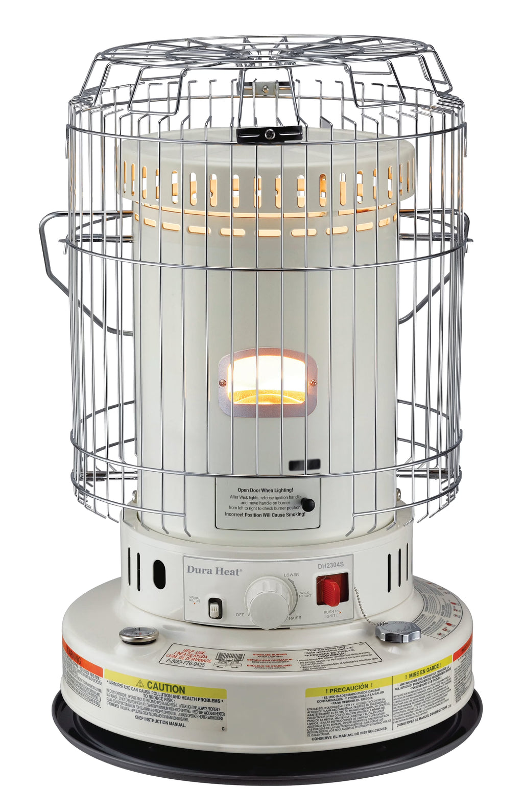 Dura Heat Convection Kerosene Heater, 23,800 BTU, Indoor Portable Heater - DH2304BB