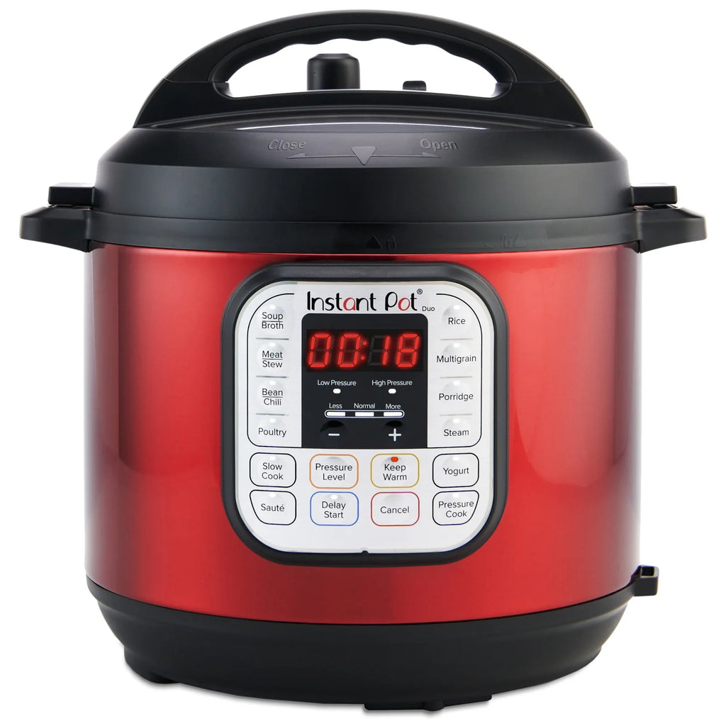 Instant Pot Duo�?6 Quart Multi-Cooker, Red Stainless Steel