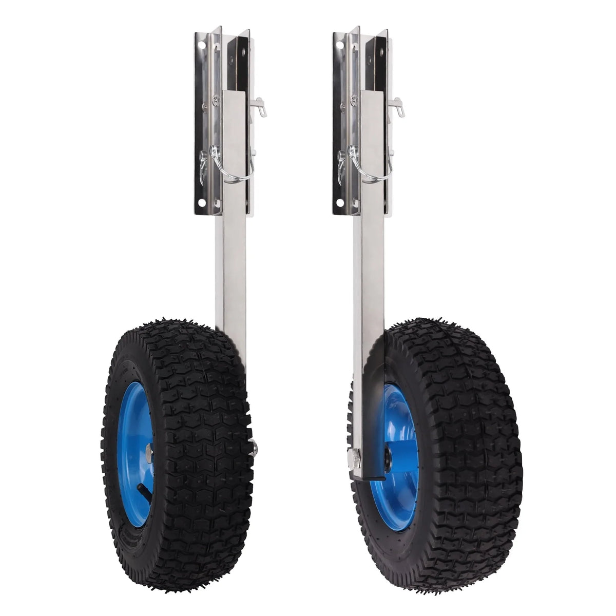 Wheels 600LBS Boat Boat Transom Launching Wheel with 12 Inch Wheels Set for Inflatable Boat & Aluminum Boat