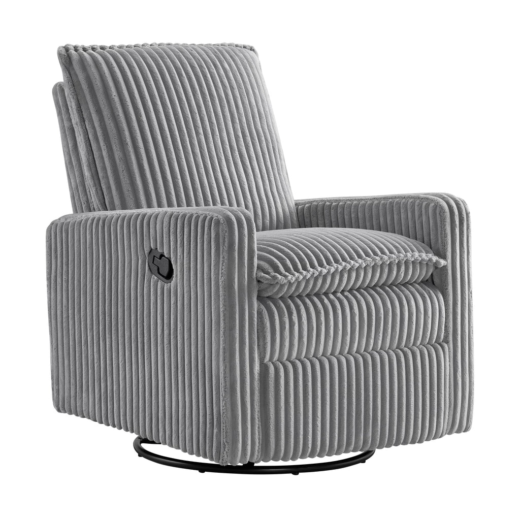 Soho Baby Coventry Glider Recliner Boucle White
