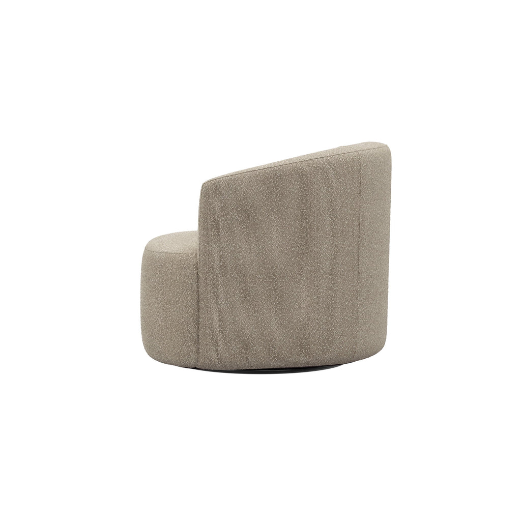 Mainstays Boucle Swivel Accent Chair, Taupe