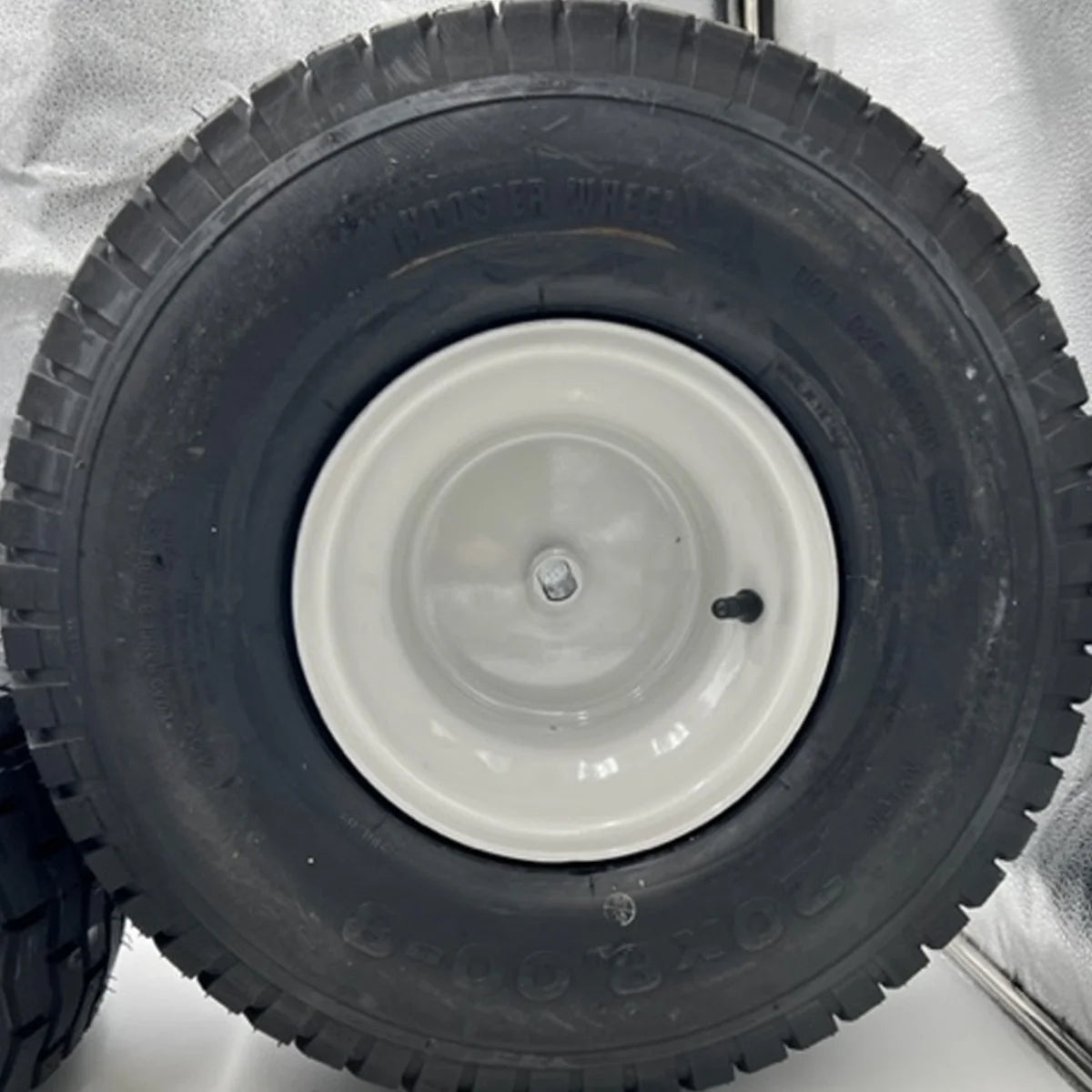 20x8.00-8 Gray Lawn Mower Wheel - Set of 2 - 3/4 Inch Axle, 2.90 Inch Hub