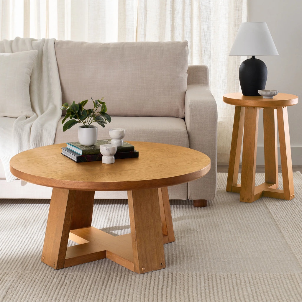 Better Homes & Gardens Ezra Coffee Table, Walnut finish