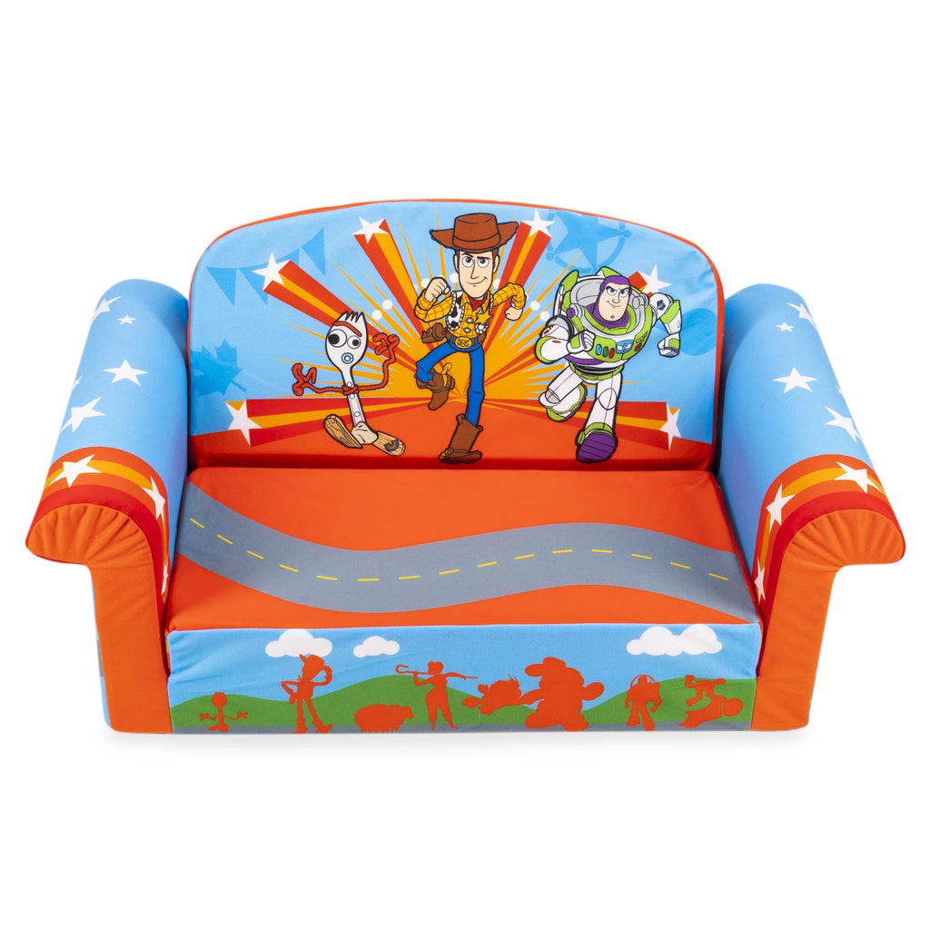 Marshmallow Furniture 2 Pack 2-in-1 Flip Open Foam Sofa Bed, Toy Story 4