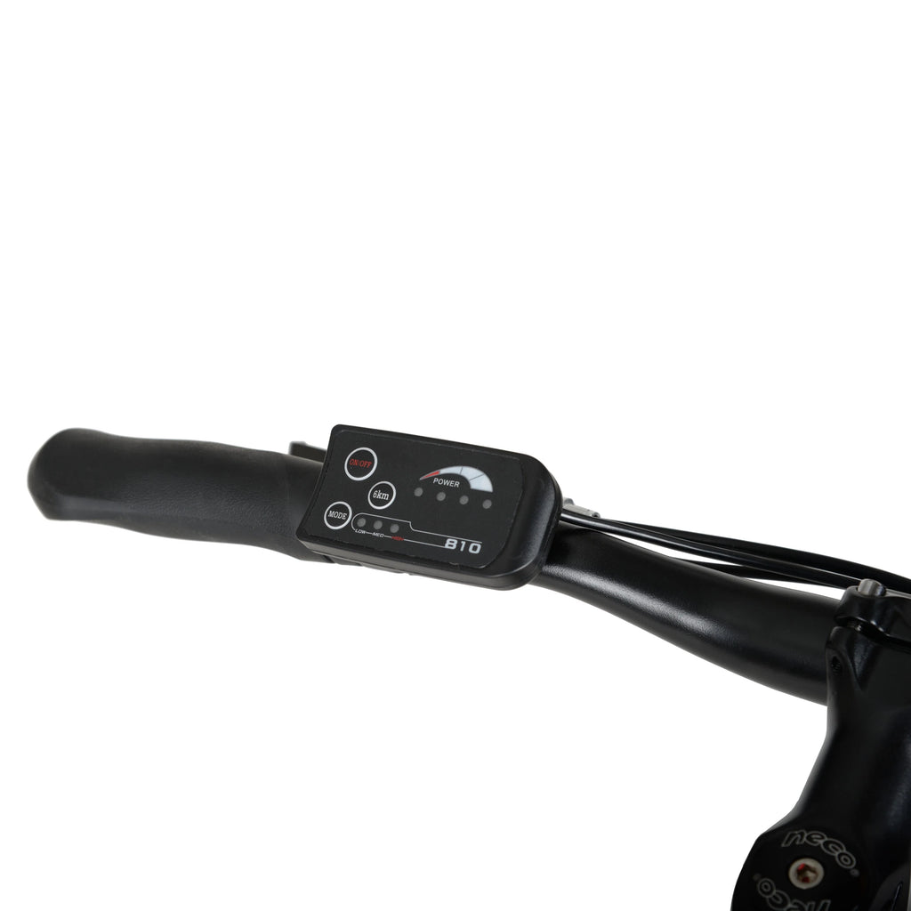 Hyper Bicycles 26" 36V Electric Mountain Bike for Adults, Pedal-Assist, 250W E-Bike Motor, Black