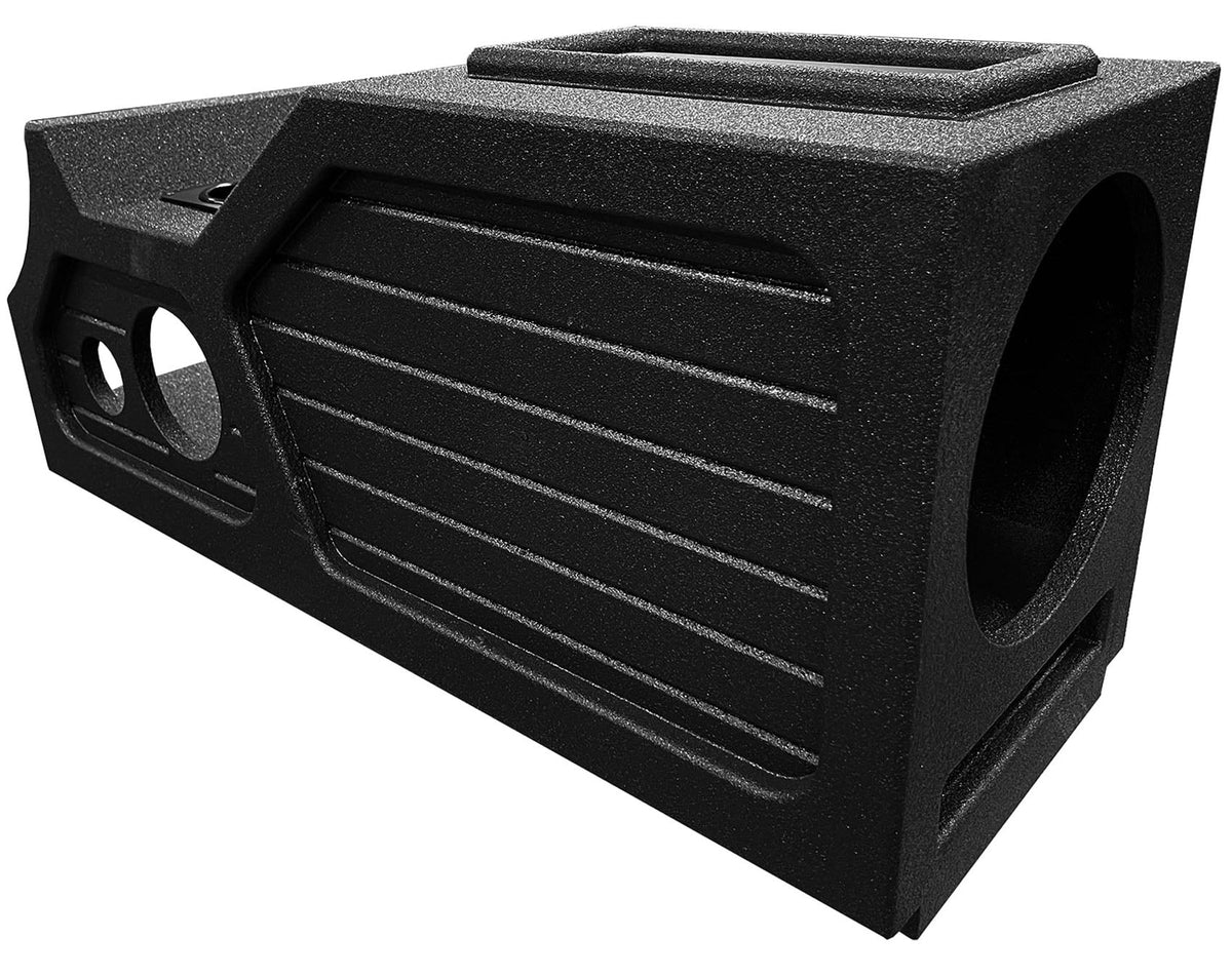 Hifonics 12" Subwoofer+Center Console Sub Box Enclosure For 2007-13 Chevy/GM