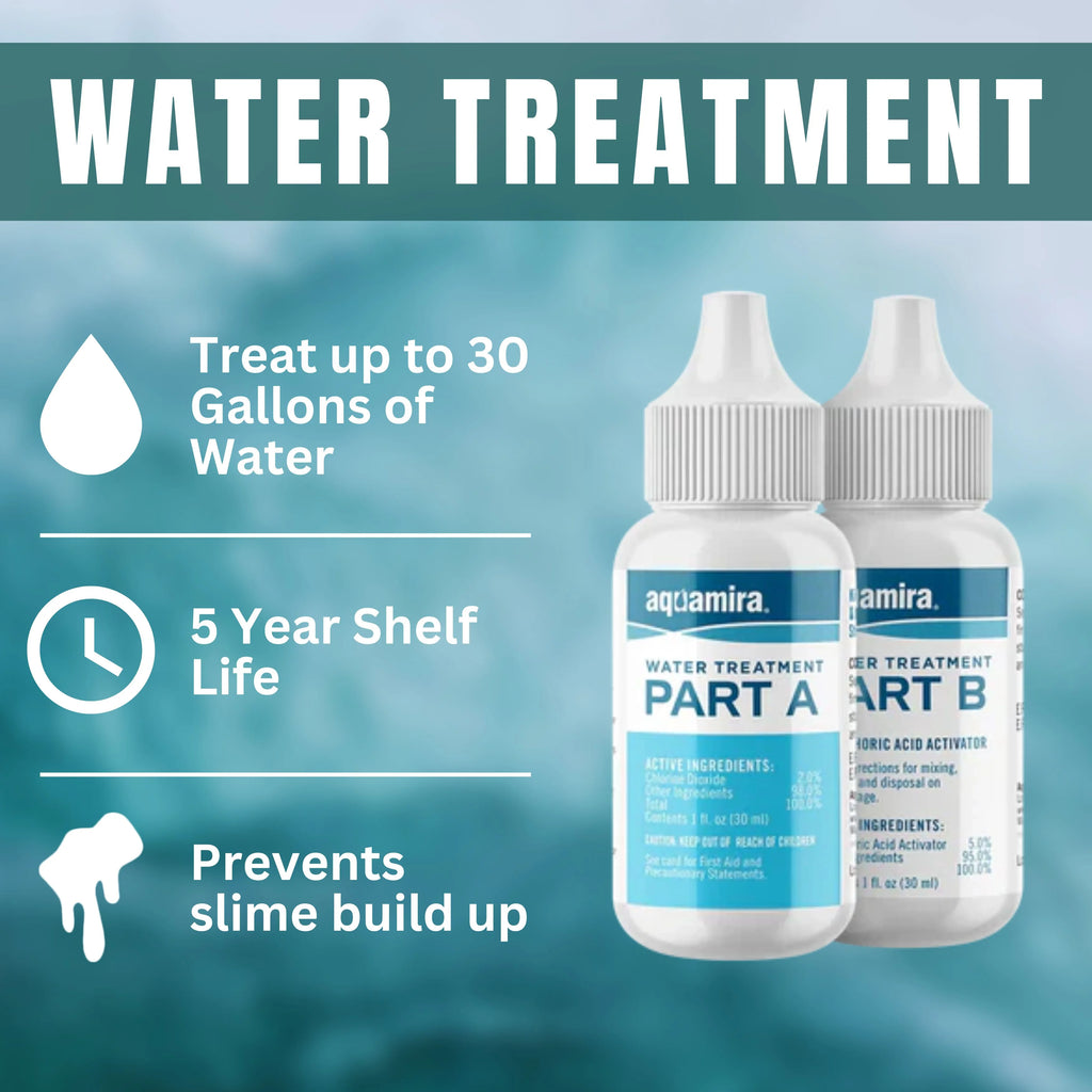 5-Gallon Stackable Water Containers with Spigot & Water Treatment - Emergency Water Storage Kit (2x - 5 Gallon Water Tanks)