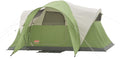 Coleman Montana Camping Tent, 6/8 Person Family Tent with Included Rainfly, Carry Bag, and Spacious Interior, Fits Multiple Queen Airbeds and Sets Up in 15 Minutes