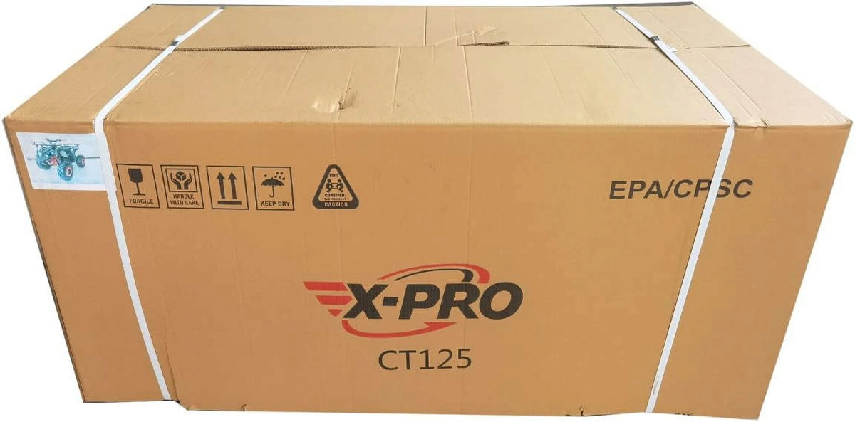 X-Pro Brand New 125cc Gas ATV, Automatic Transmission w/Reverse Remote Control Big 19"/18" Tires