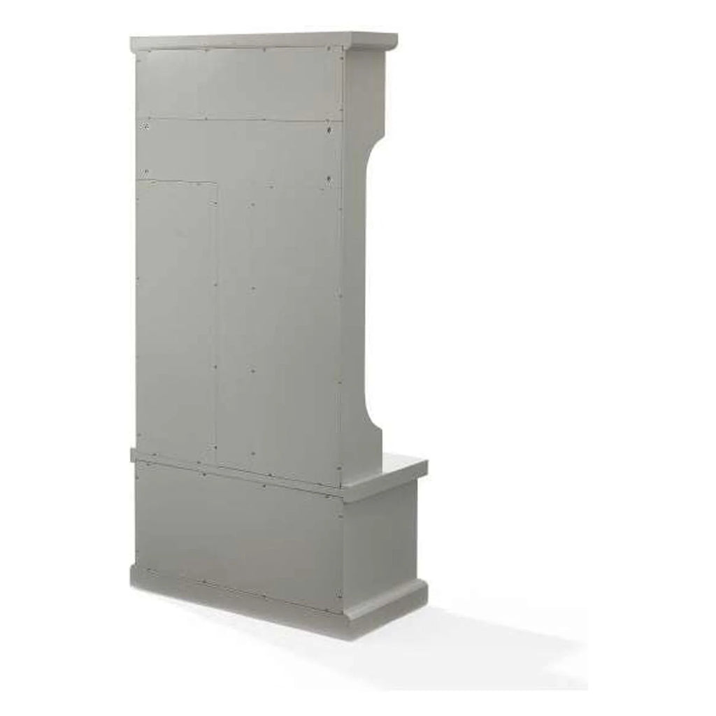 Crosley Furniture Shoreline Coastal MDF Wood Hall Tree in White