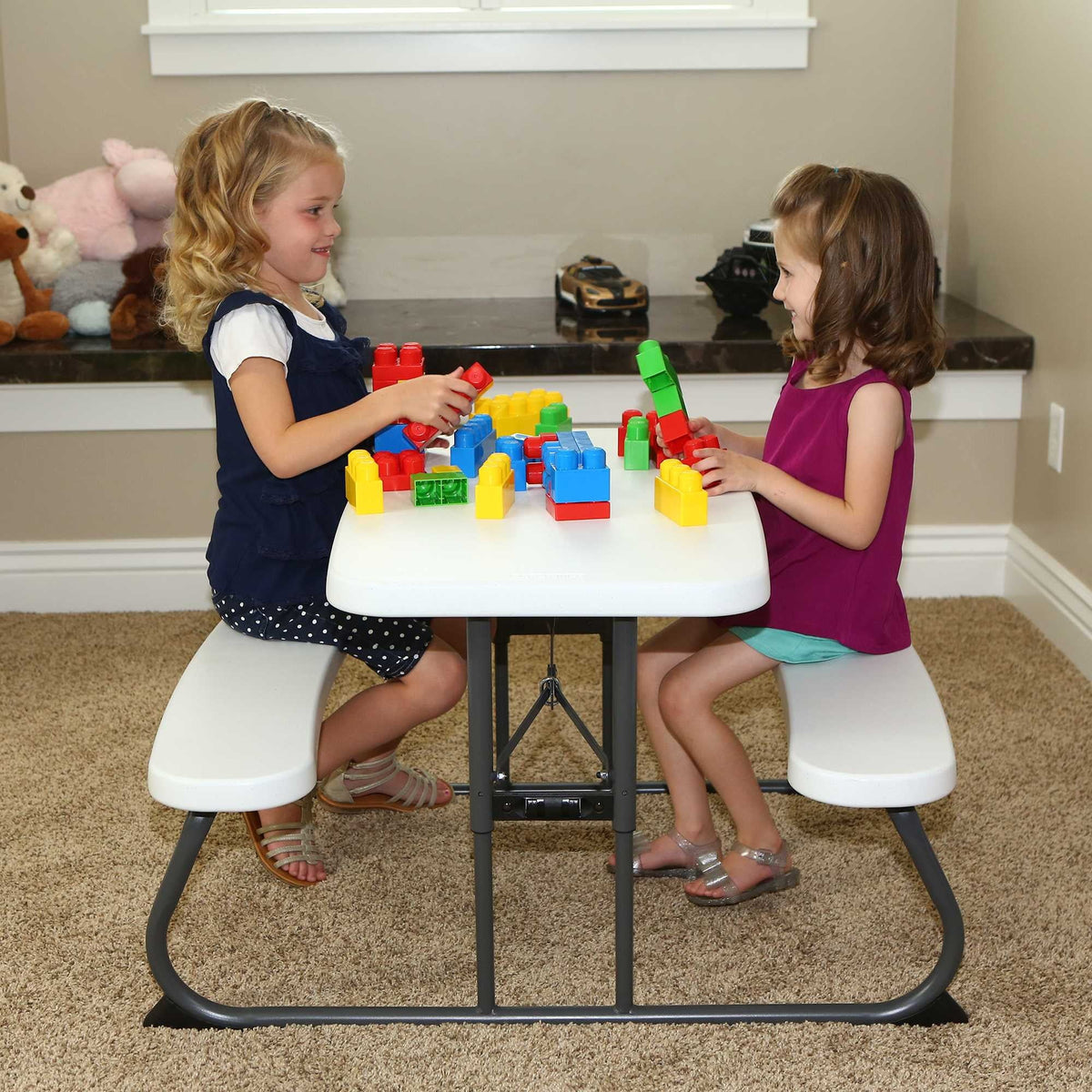 Lifetime Children's Picnic Table , White Granite (60239)