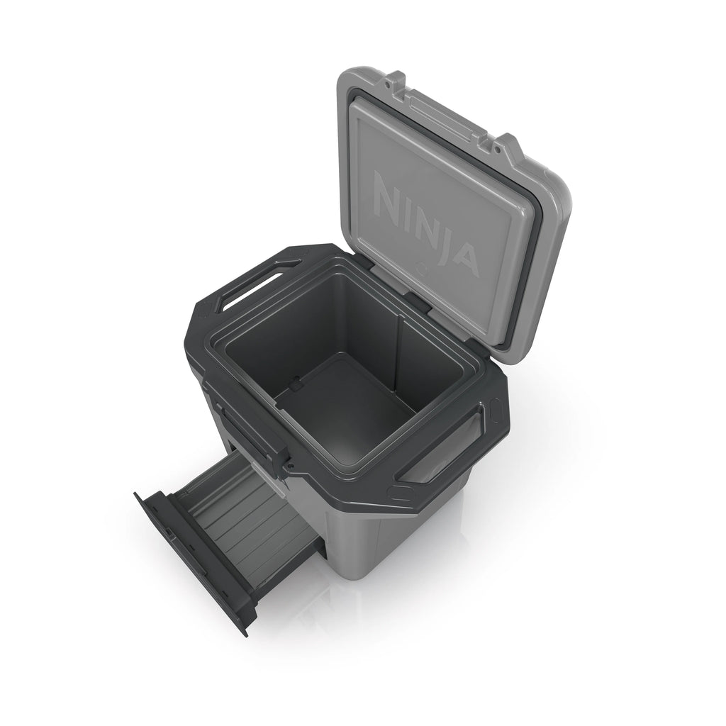 Ninja FrostVault 30qt Hard Cooler with Dry Zone, Ice Chest Cooler, White, FB131WH