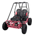 Trailmaster Ultra Mini XRX+ Go Kart Buggy, High Back Seats, Adjustable for Younger Riders, Throttle Limiter and Kill Remote. with Pre-Assembled Version Now! (Plus, Red)