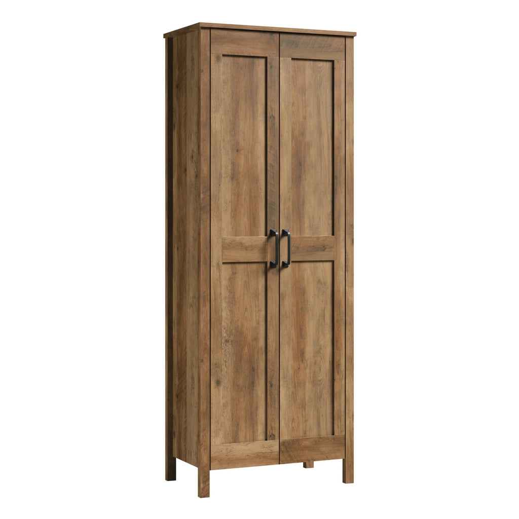 Sauder Two-Door Storage Cabinet, White Finish