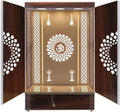 Customized Wooden Cabinet Desginer Mandir With LED / Mandir For Home & Office / Temple For Home / Pooja Ghar / Mandir With Lights /Storage