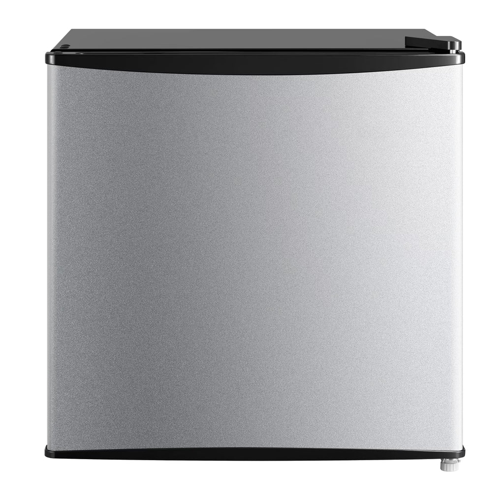 Mainstays 1.7 Cu. ft. Single Door Mini Refrigerator, Stainless Steel Look