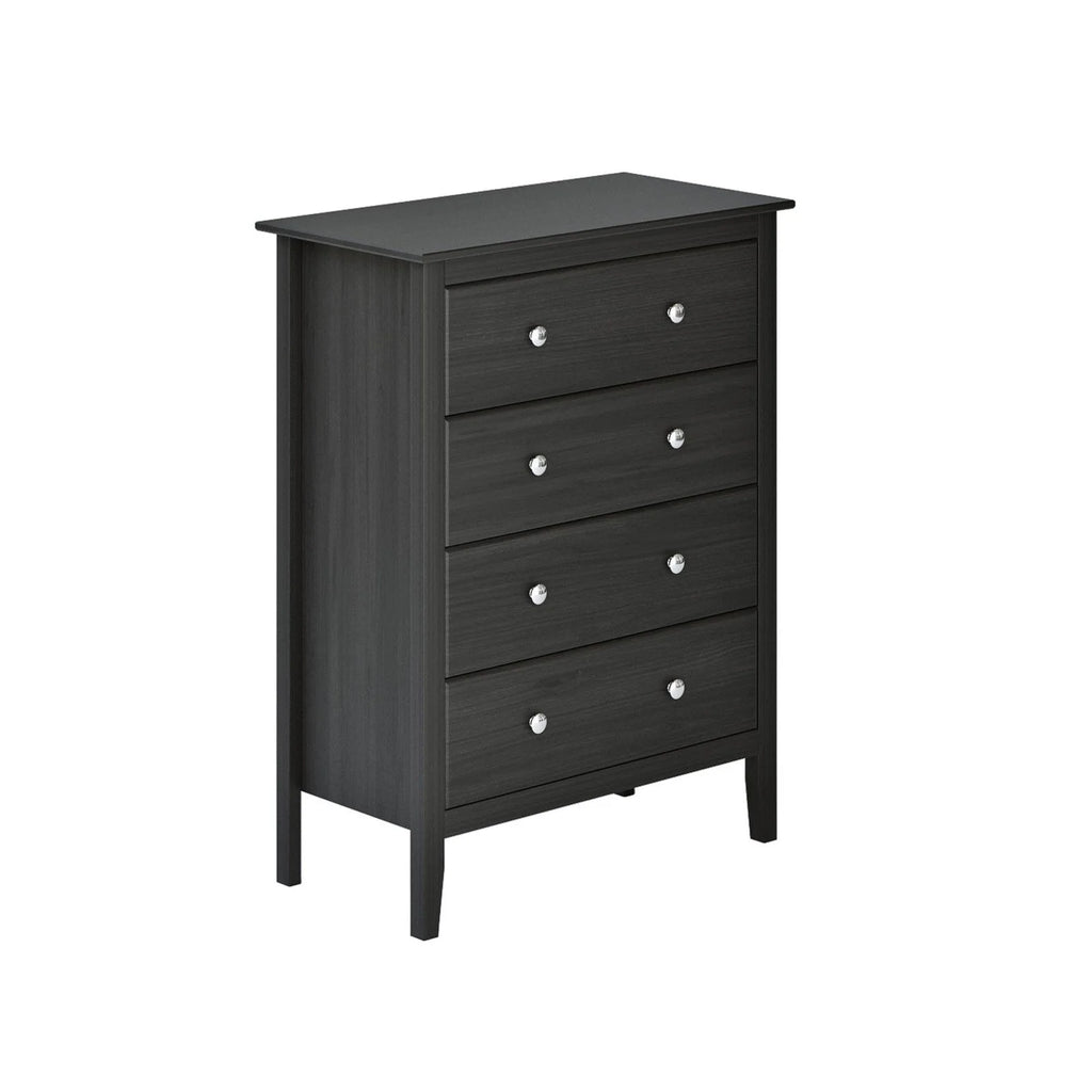 Adeptus Solid Wood Easy Pieces 4 Drawer Chest of Drawers - White