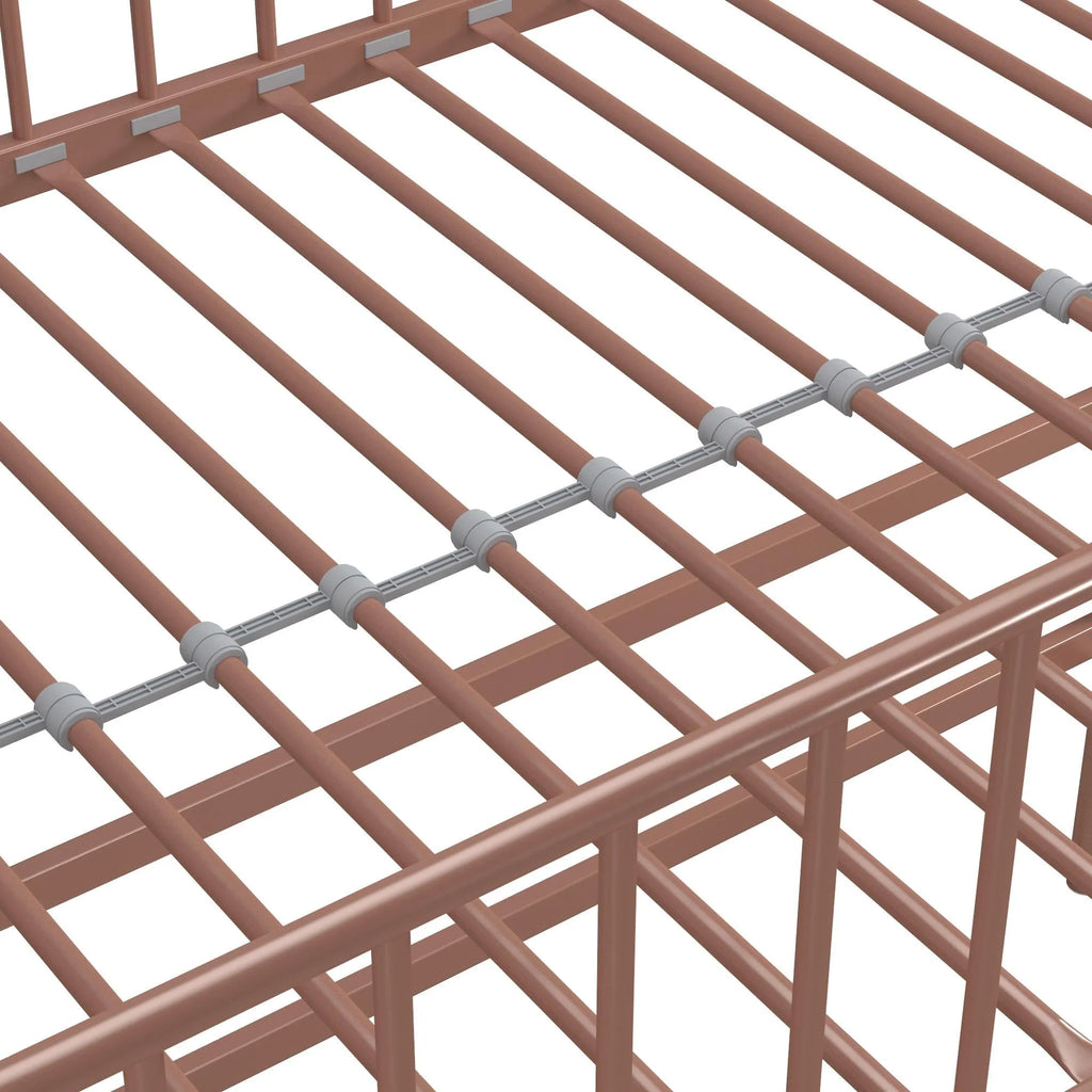 Better Homes & Gardens Kelsey Twin Metal Loft Bed, Rose Gold