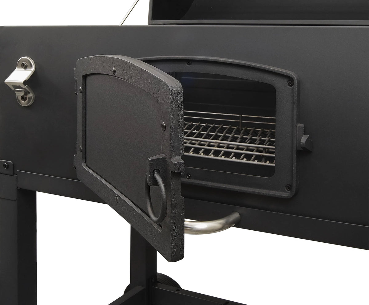 X-Large Heavy-Duty Charcoal Grill - 32 in. W- 816 sq.in. of Cooking Area Black