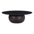 Moe's Home Collection Bradbury Large Coffee Table Black Wood Coffee Tables
